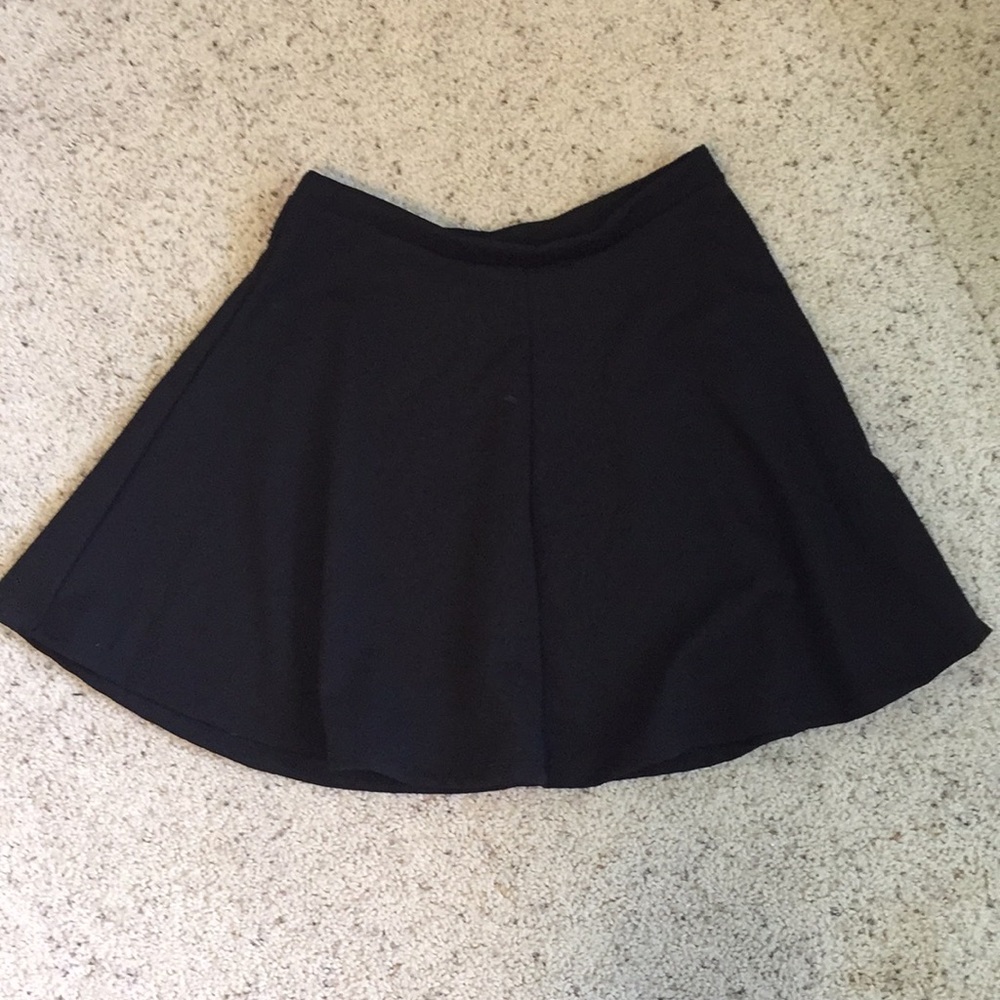 Black high waisted skirt